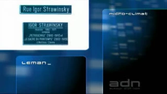 Autour d&#039;un nom - Montreux - Rue Igor Strawinsky