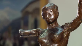 Edgar Degas - La danseuse s&#039;avançant les bras levés