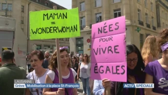 Emission spéciale en direct de la grève des femmes
