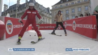 On a testé le ski en ville de Lausanne