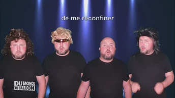 Jeremy Crausaz chante a cappella contre la covid