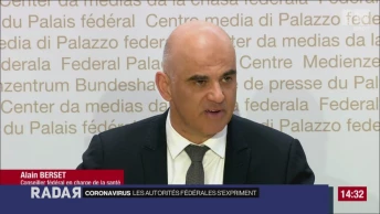 Conférence de presse d&#039;Alain Berset