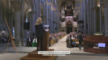 Cérémonie du 750e anniversaire de la Cathédrale de Lausanne