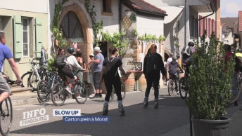 Slow Up : Carton plein à Morat