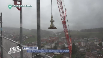 La rénovation de l&#039;église de Châtel-St-Denis en bonne voie