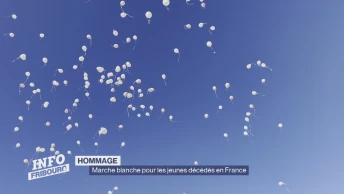Marche blanche pour les jeunes décédés en France