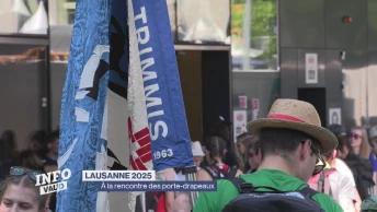 À la rencontre des porte-drapeaux de la Fête Fédérale