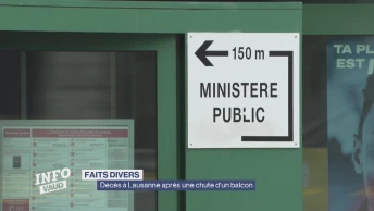 Décès à Lausanne après une chute d&#039;un balcon