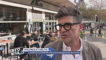 Lausanne considérée ville la plus dangereuse de Suisse