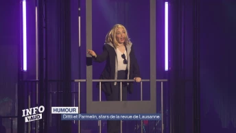 Dittli et Parmelin, stars de la revue de Lausanne.