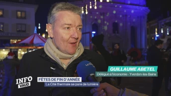 Au cœur du marché de Noël d&#039;Yverdon-les-Bains