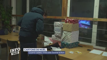 Cartons de Noël: quand cadeau rime avec bonne action