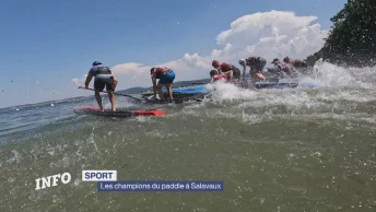 L'élite du Stand Up Paddle s'affonte à Salavaux