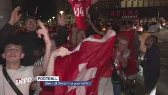 Une nuit d'euphorie pour la Nati