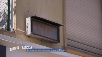 La température grimpe au niveau politique