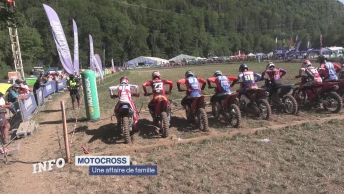 Le motocross en famille chez les Diserens