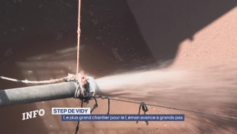 La STEP de Vidy avance à grands pas