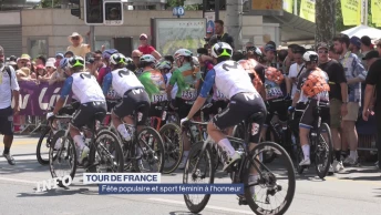 Tour de France: fête populaire et sport féminin à l'honneur