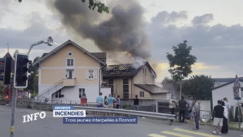 Trois jeunes arrêtés pour les incendies de Romont