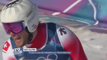 Toujours pas de médaille pour Alexis Monney
