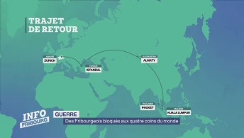 Des Fribourgeois bloqués aux quatre coins du monde