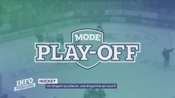 Hockey: un dragon qui pleure, une dragonne qui sourit