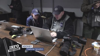 Capturer l'émotion du hockey
