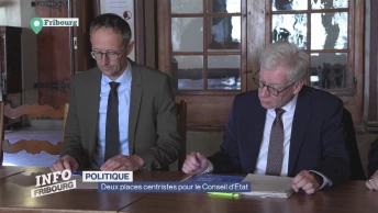 Deux places centristes pour le Conseil d'Etat