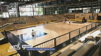 Basket: le retour à la salle Sainte-Croix