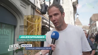 Estavayer trinque à Julien Sprunger
