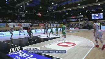 Basket: Olympic s'incline dans l'acte 2 de la finale