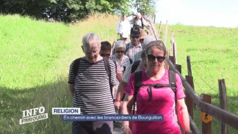 En chemin avec les brancardiers de Bourguillon