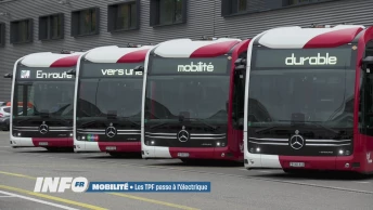 Les bus TPF passent à l'électrique