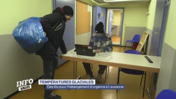 Des lits pour l'hébergement d'urgence à Lausanne
