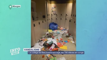 Le collège de Beausobre saccagé, les 790 élèves en congé
