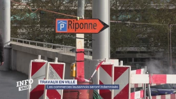 Travaux, les commerces lausannois seront indemnisés
