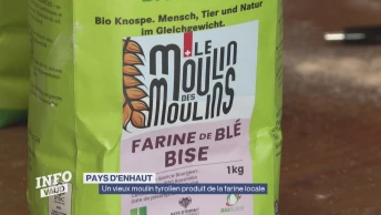 Un vieux moulin tyrolien produit de la farine locale