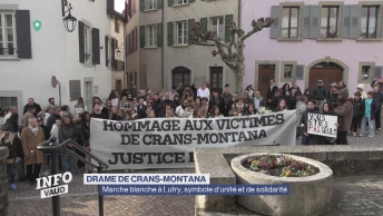 Marche blanche à Lutry, symbole d’unité et de solidarité