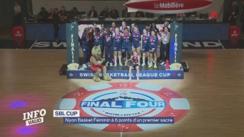 Nyon Basket Féminin à 6 points d'un premier sacre