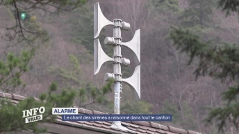 Le chant des sirènes a raisonné dans tout le canton