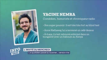 Invité du mercredi: quotidien passé au scanner, version rire