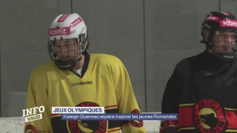 JO: Kaleigh Quennec espère inspirer les jeunes Romandes