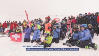 JO: Gryon a vécu la course de Romain Détraz sur les pistes