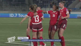 Le public romand a soutenu la Nati féminine à Lausanne