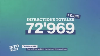 Criminalité : des chiffres stables, mais des préoccupations