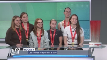 Hockey, les lionnes décrochent le titre