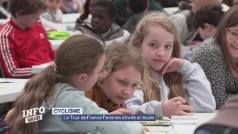 Le Tour de France Femmes s’invite à l’école