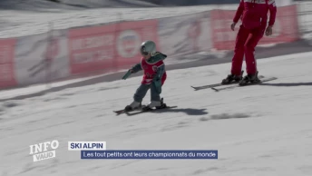 Les tout petits ont leurs championnats du monde de ski