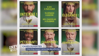 Caves ouvertes: une drag-queen retirée des affiches