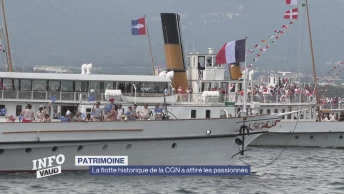 La flotte historique de la CGN a attiré les passionnés